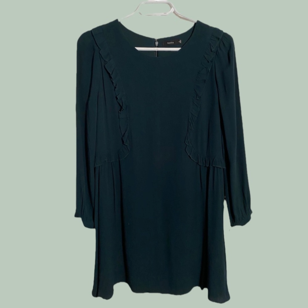 Aritzia Mini Ruffle Dress